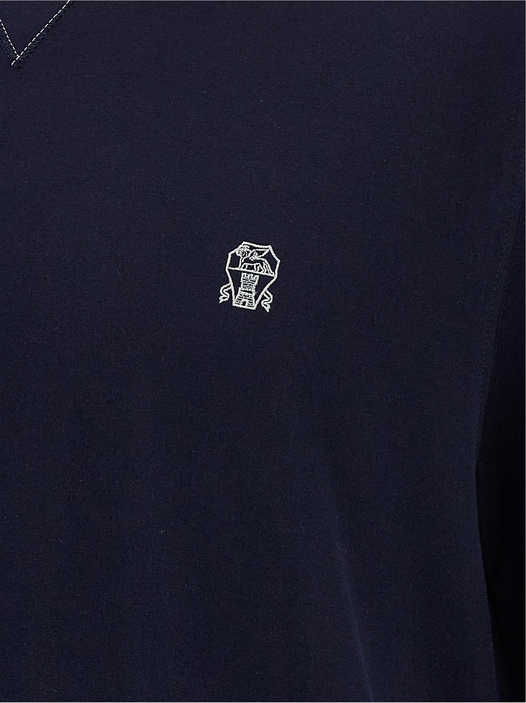 Brunello Cucinelli Blue Cotton T-Shirt