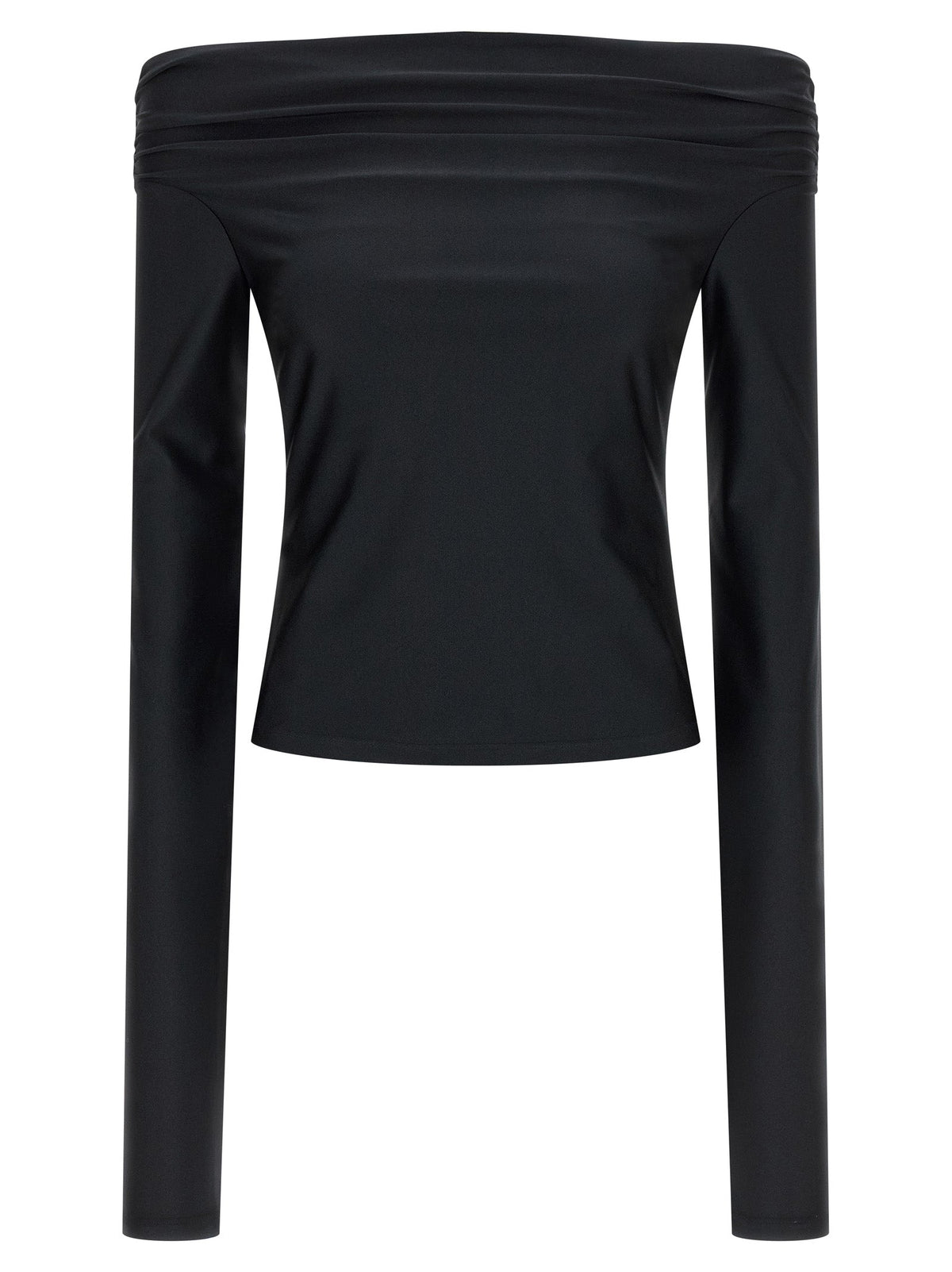The Andamane Black Polyamide Tank Tops