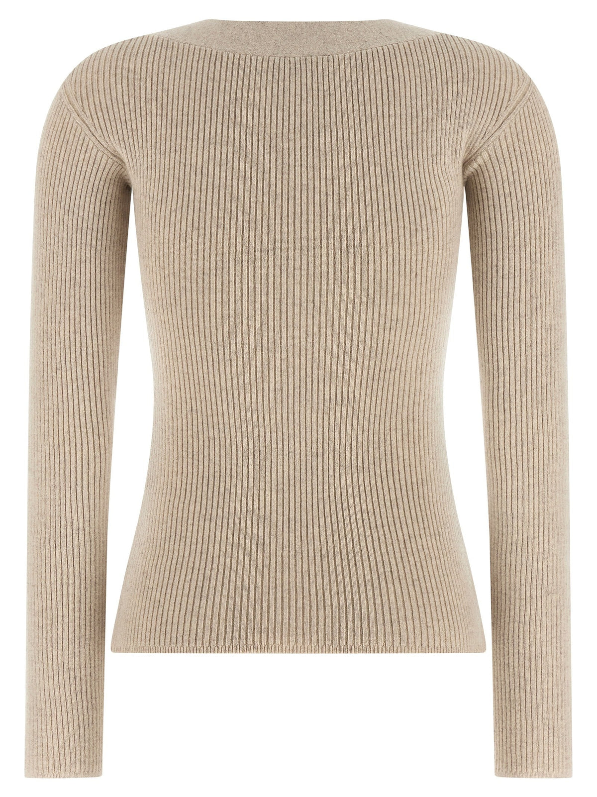 Max Mara Beige Wool Cardigan