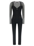 Elisabetta Franchi Black Polyamide Jumpsuit