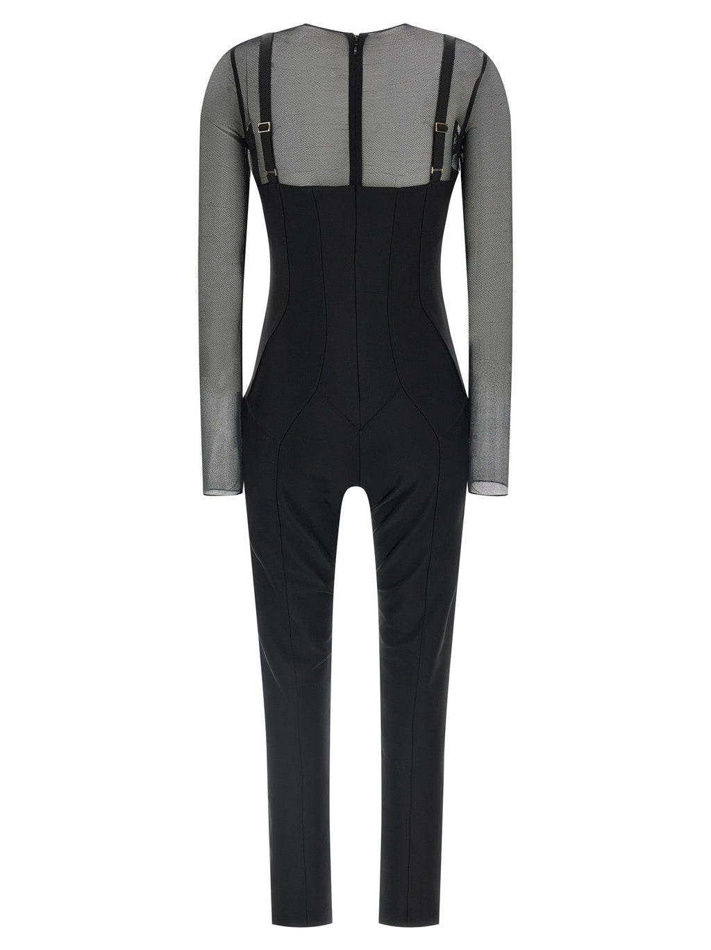 Elisabetta Franchi Black Polyamide Jumpsuit