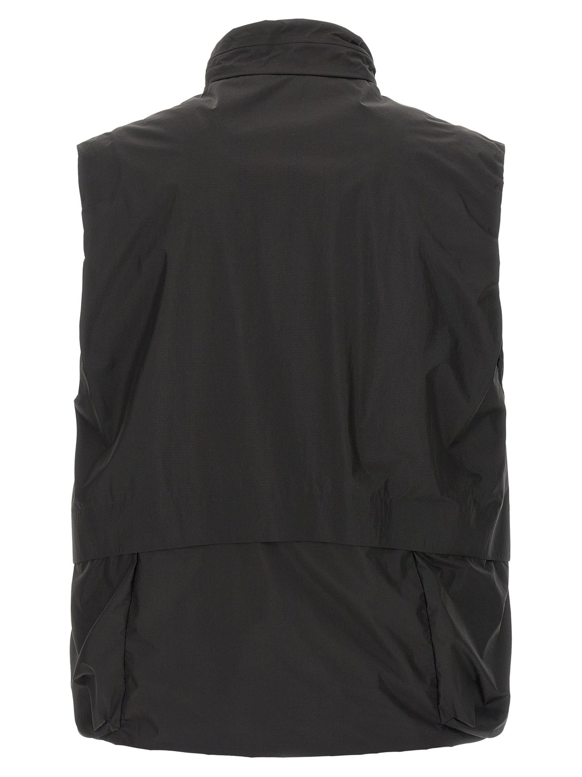 C.P. Company Black Polyamide Sleeveless Jacket