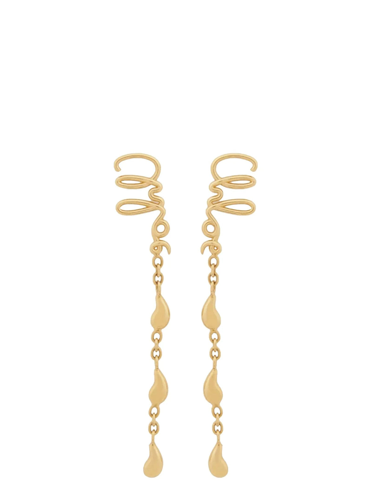 Chloé Gold Brass Earrings