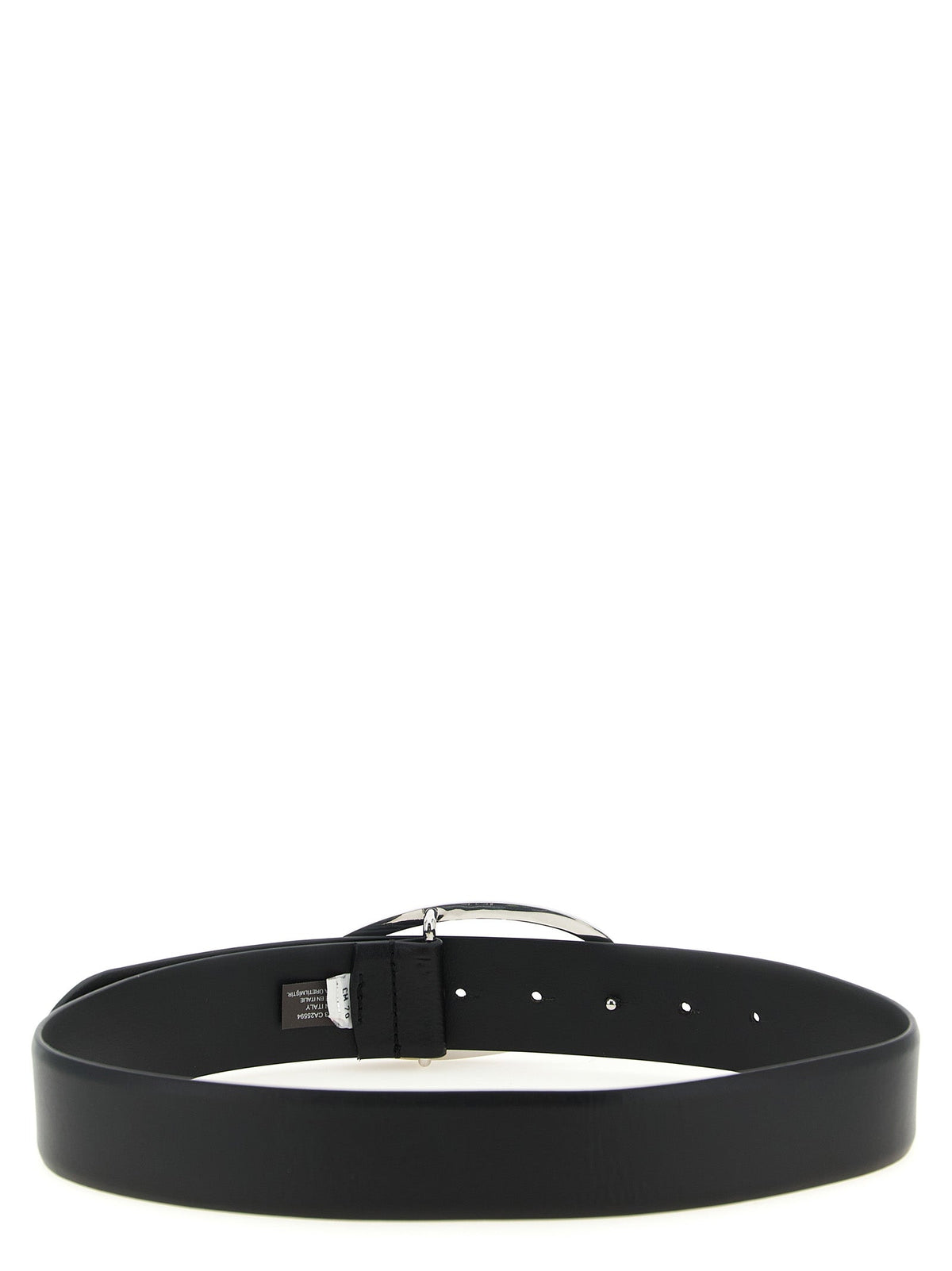 Diesel Black Leather Regular Belt