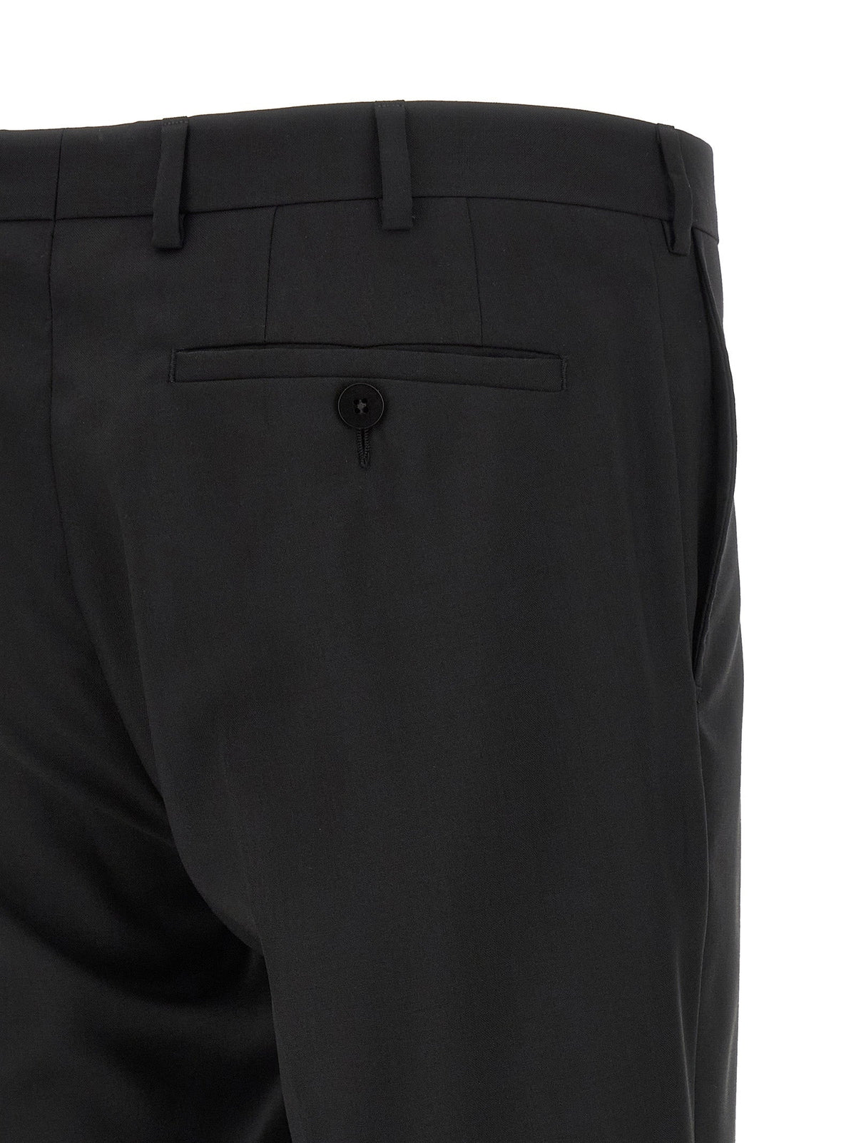Pal Zileri Black Wool Two-Piece Suit