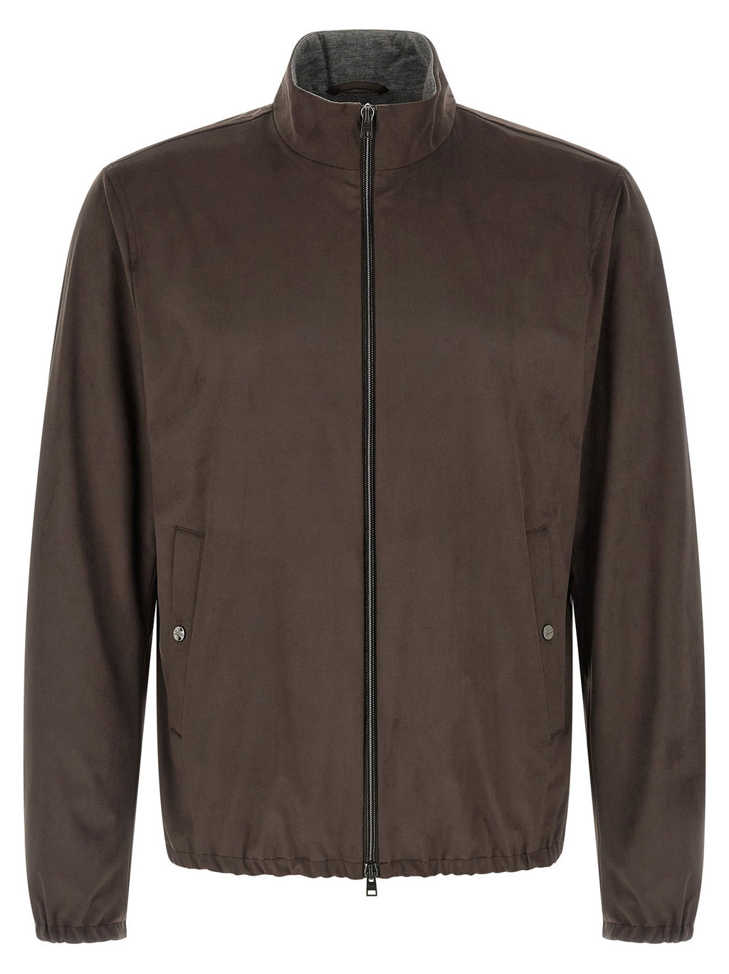 Herno Brown Polyester Jacket