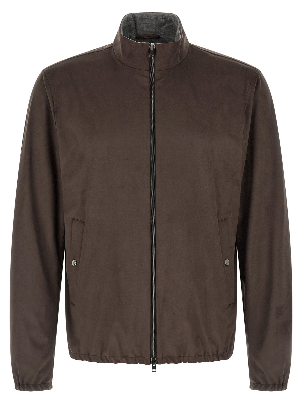Herno Brown Polyester Jacket