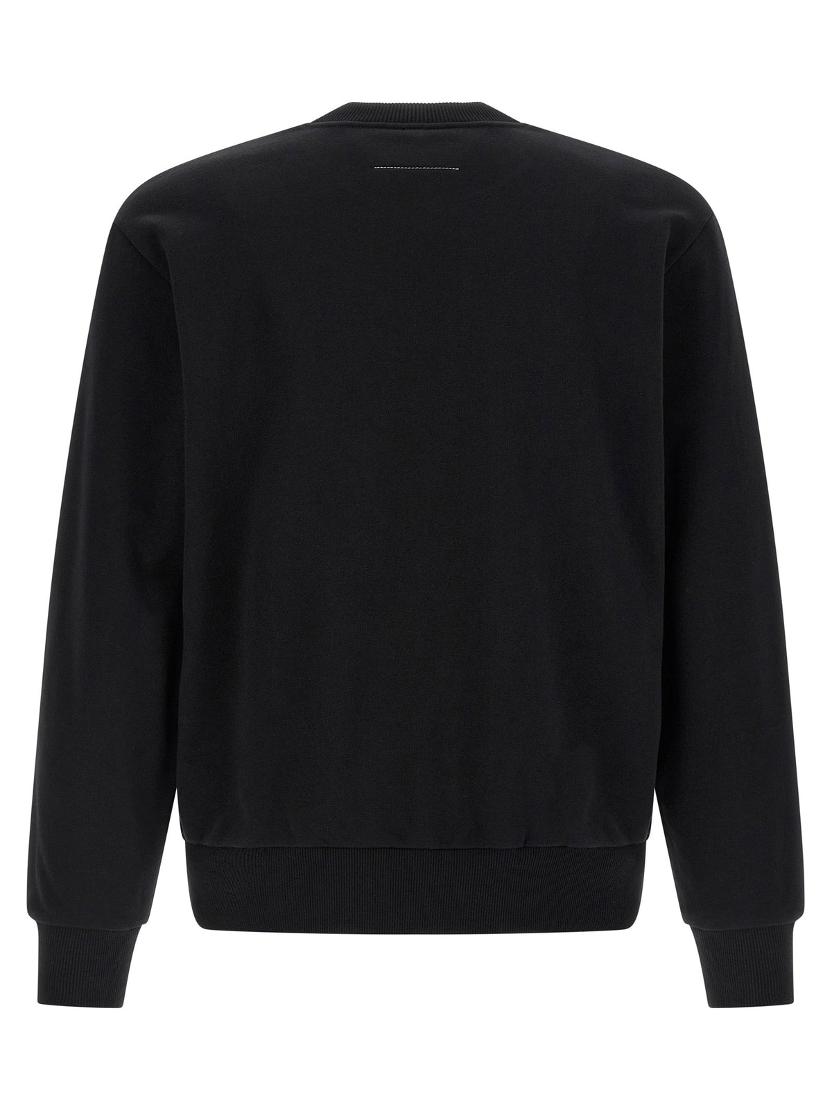 MM6 Maison Margiela Black Cotton Sweatshirt