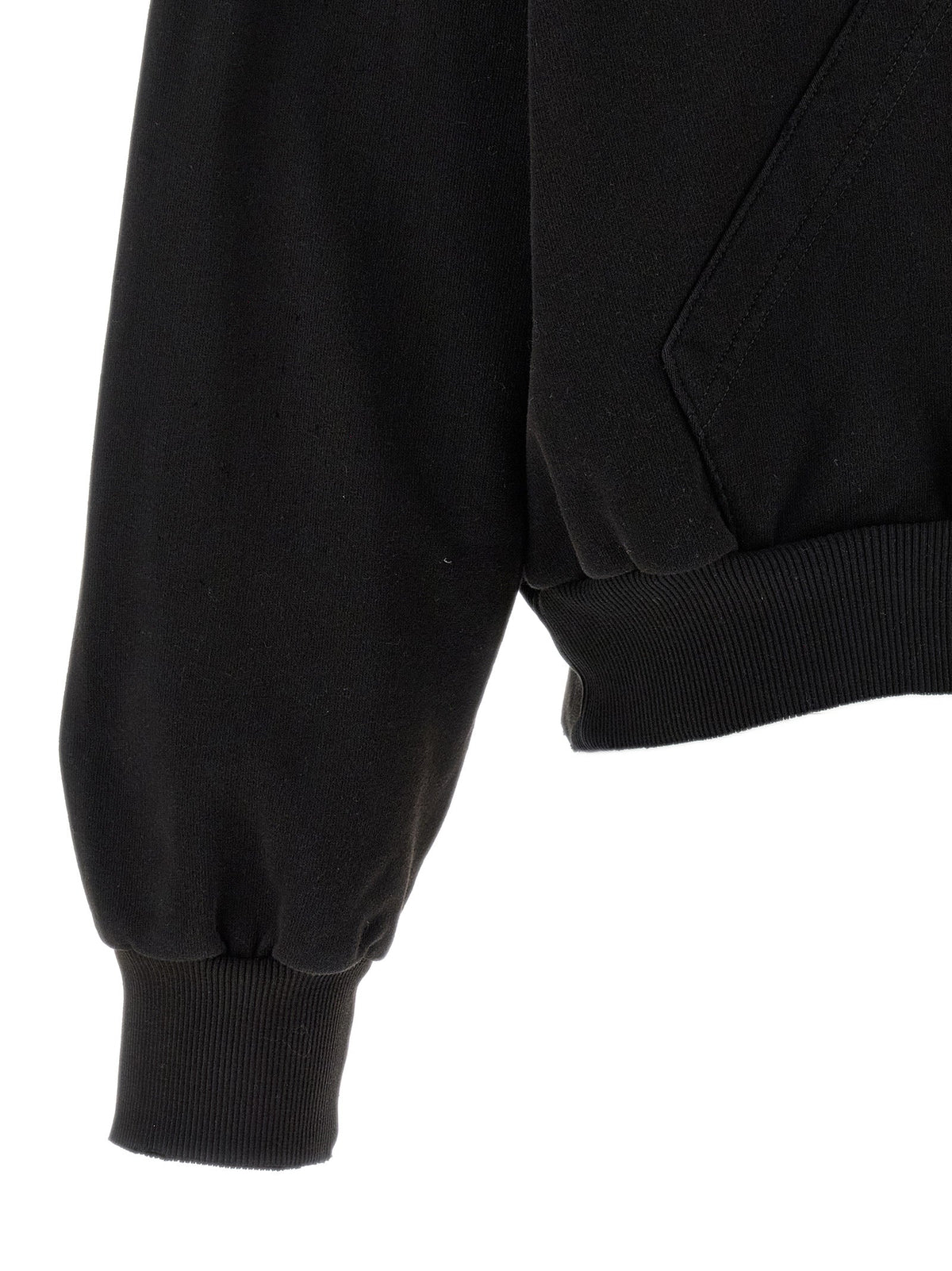 MM6 Maison Margiela Black Cotton Sweatshirt