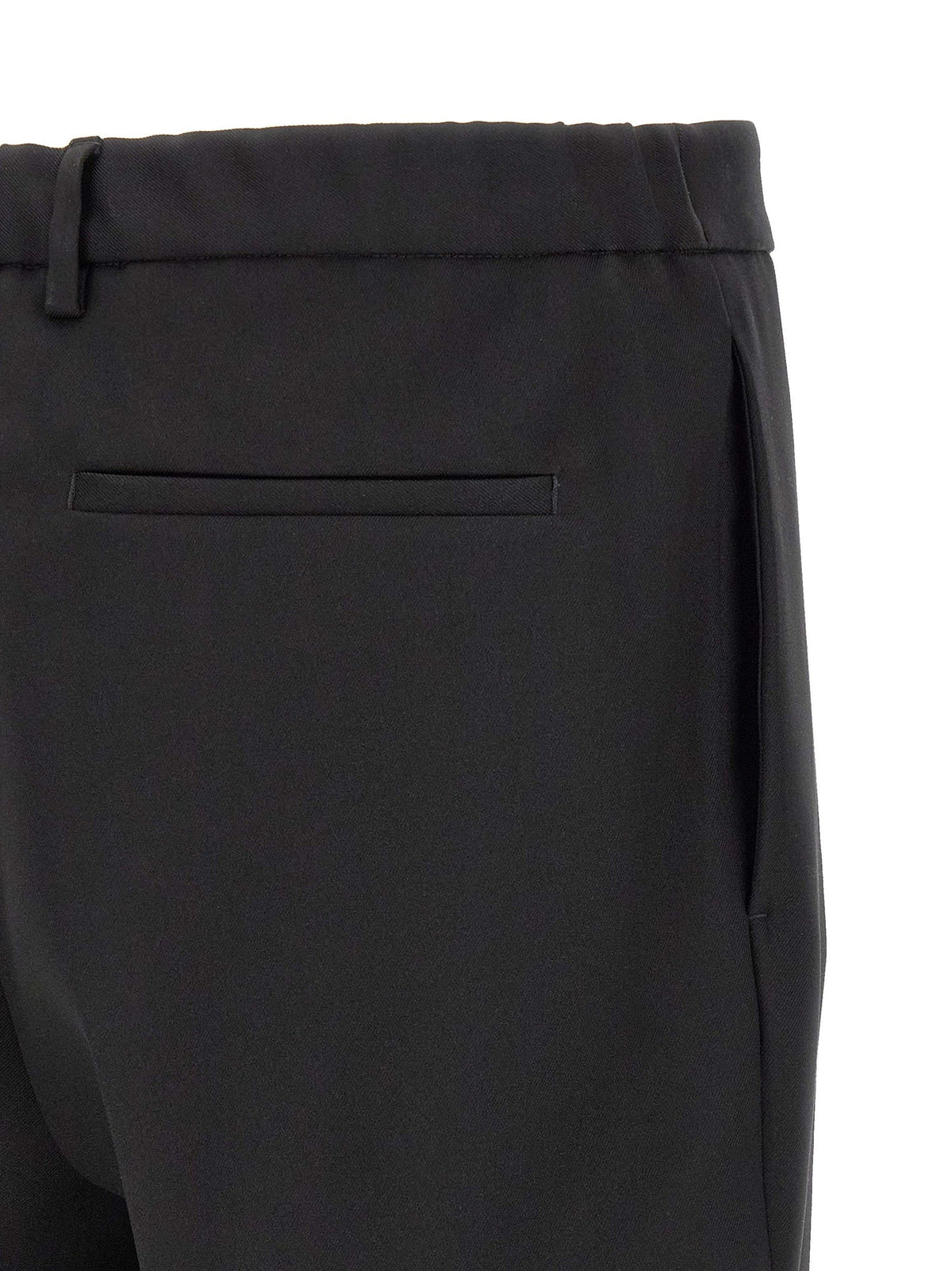 Jil Sander Black Polyester Dress Pants