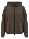 Brunello Cucinelli Brown Cotton Hoodie