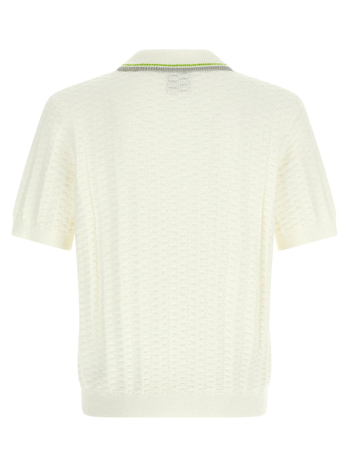 Casablanca White Cotton Polo Shirt