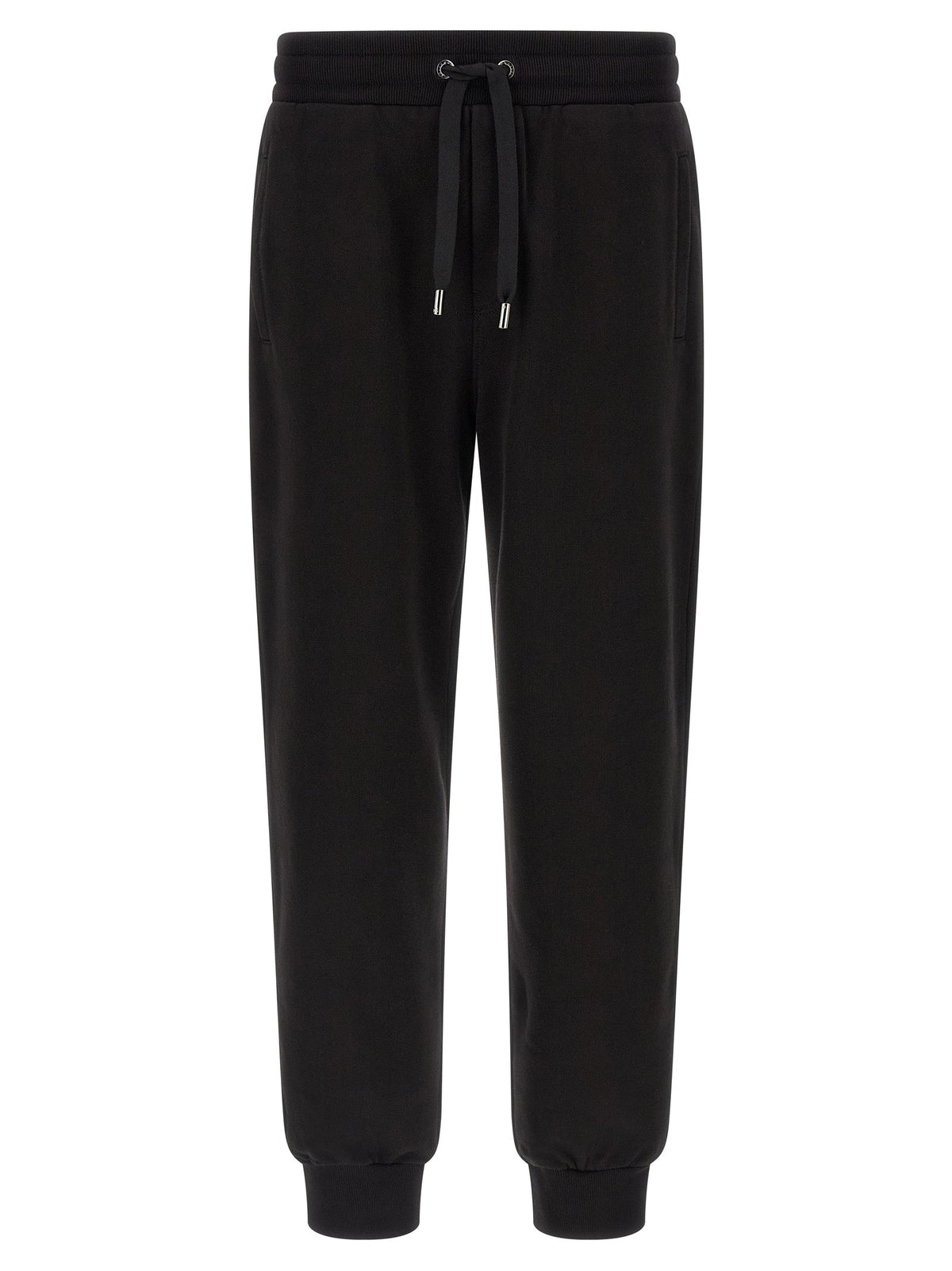 Dolce & Gabbana Black Cotton Joggers (Workout Pants)