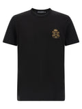 Dolce & Gabbana Black Cotton T-Shirt