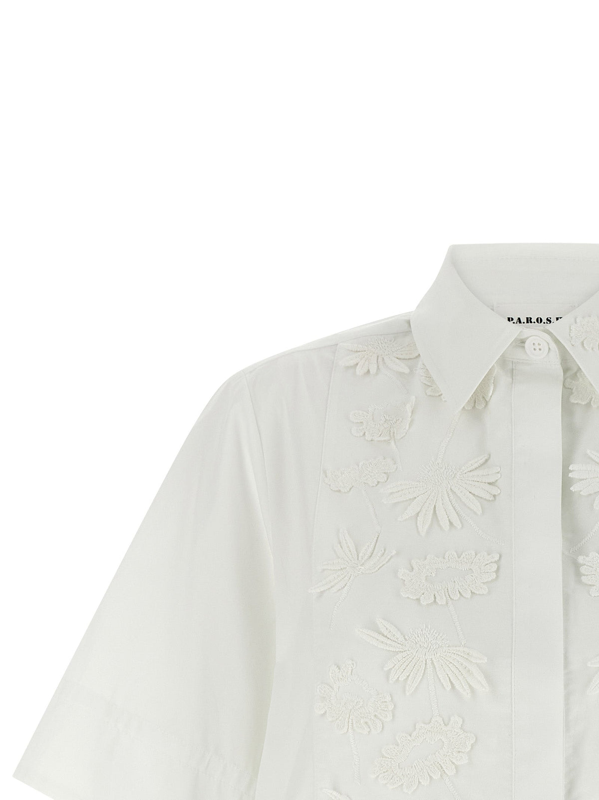 P.A.R.O.S.H. White Cotton Blouse