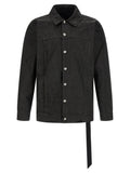 DRKSHDW Black Cotton Denim Jacket