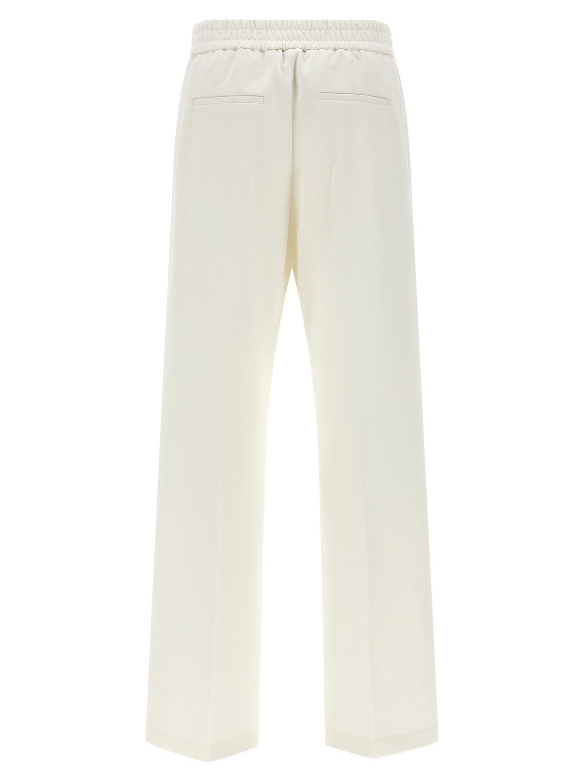 Peserico White Cotton Casual Pants