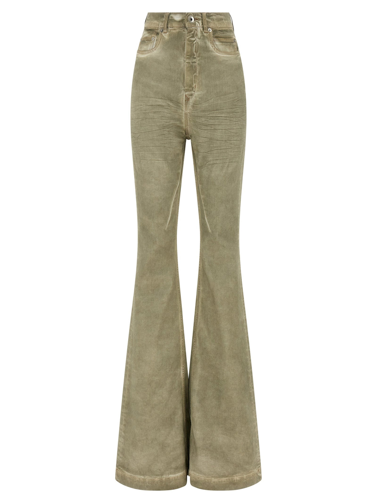 DRKSHDW Beige Cotton Bootcut Jeans