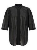Rick Owens Black Cotton Blouse