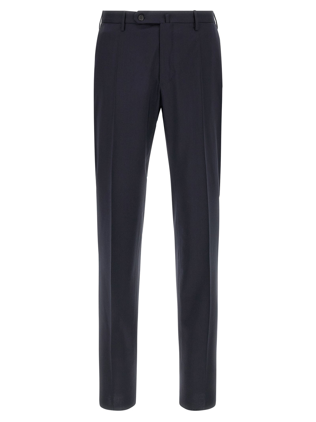 Incotex Blue Virgin Wool Dress Pants