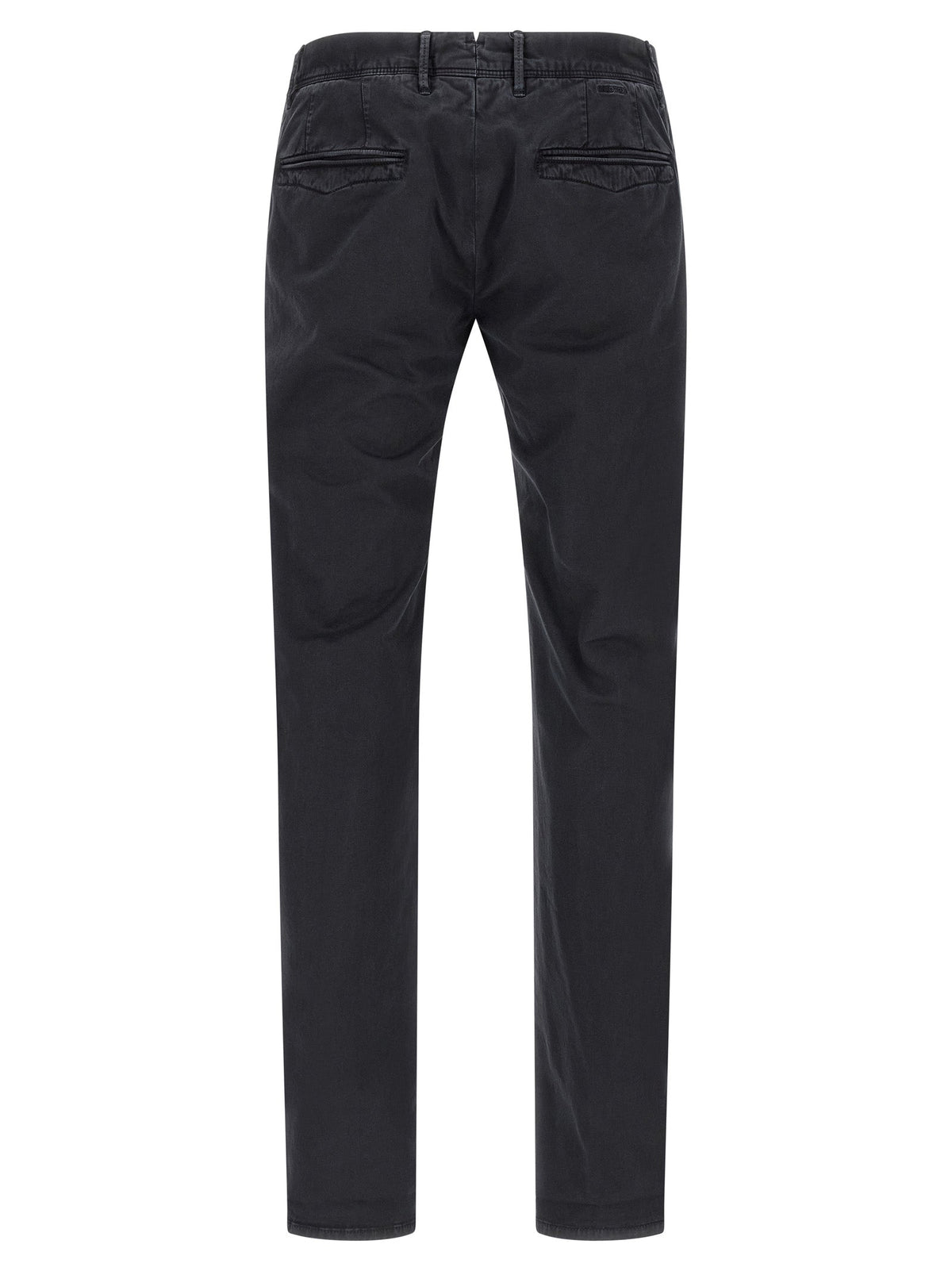 Incotex Blue Cotton Casual Pants