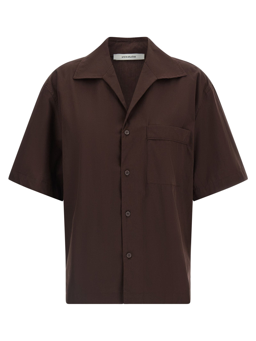 Entire Studios Brown Cotton Blouse