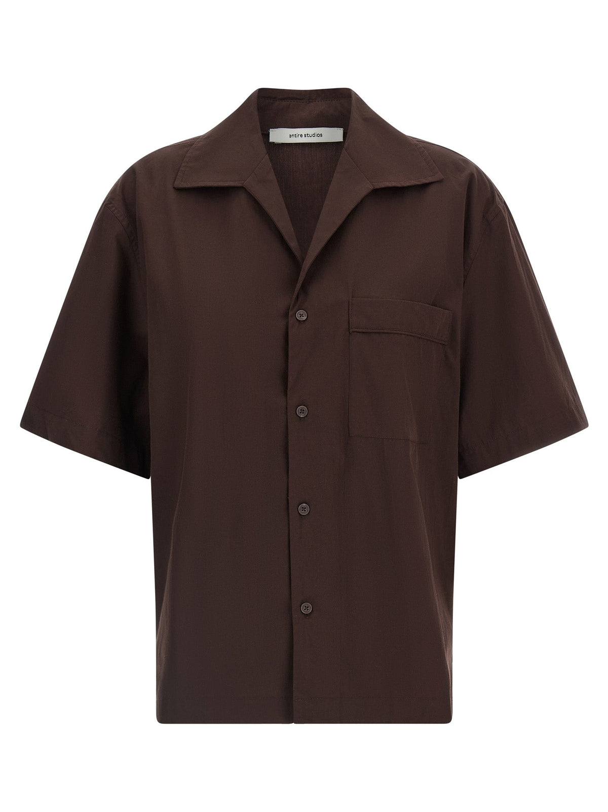 Entire Studios Brown Cotton Blouse