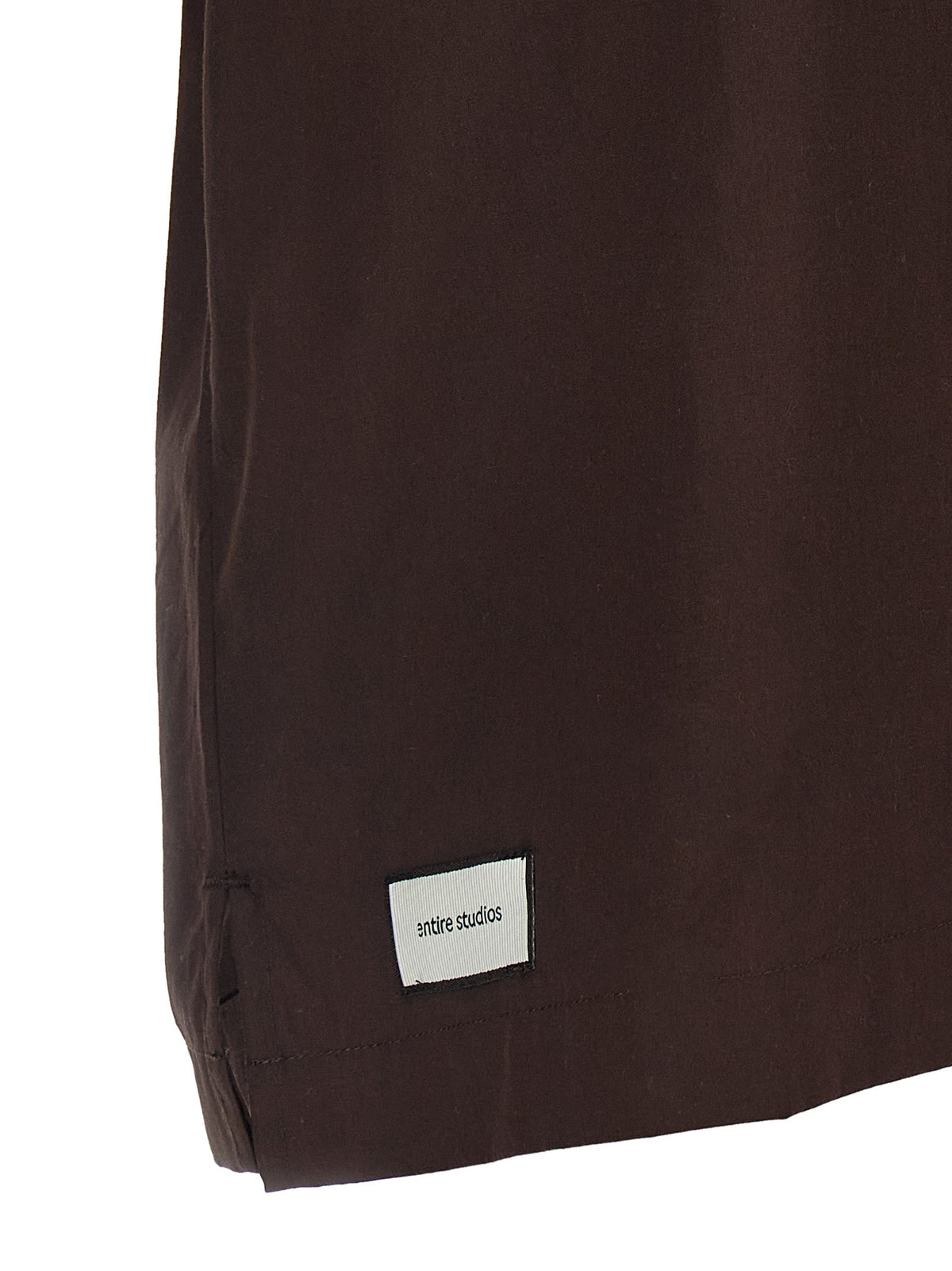 Entire Studios Brown Cotton Blouse