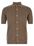 Brunello Cucinelli Brown Cotton Blouse