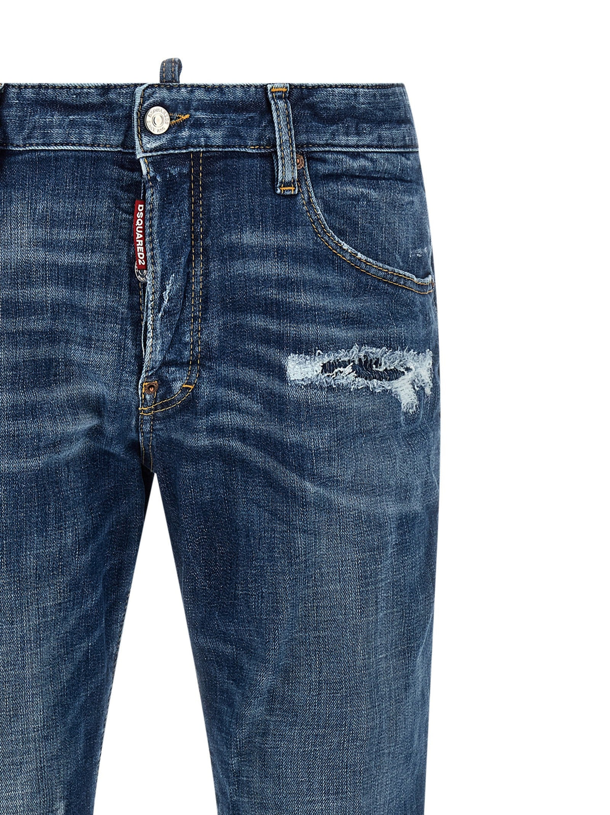 Dsquared² Blue Cotton Jeans Denim