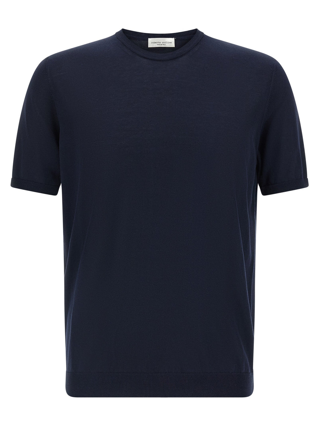 Roberto Collina Blue Cotton Cardigan