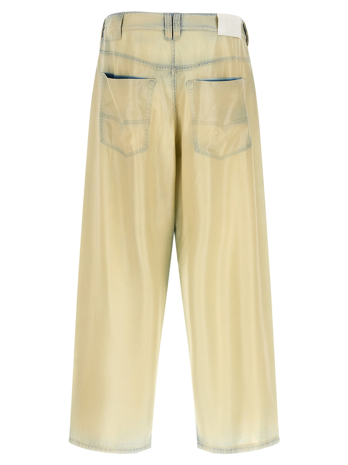 Diesel Beige Lyocell Jeans Denim