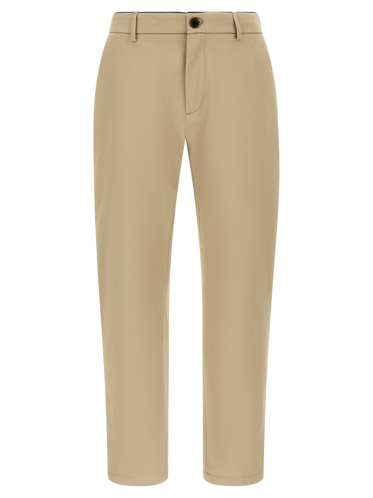 Department 5 Beige Cotton Cropped Pants