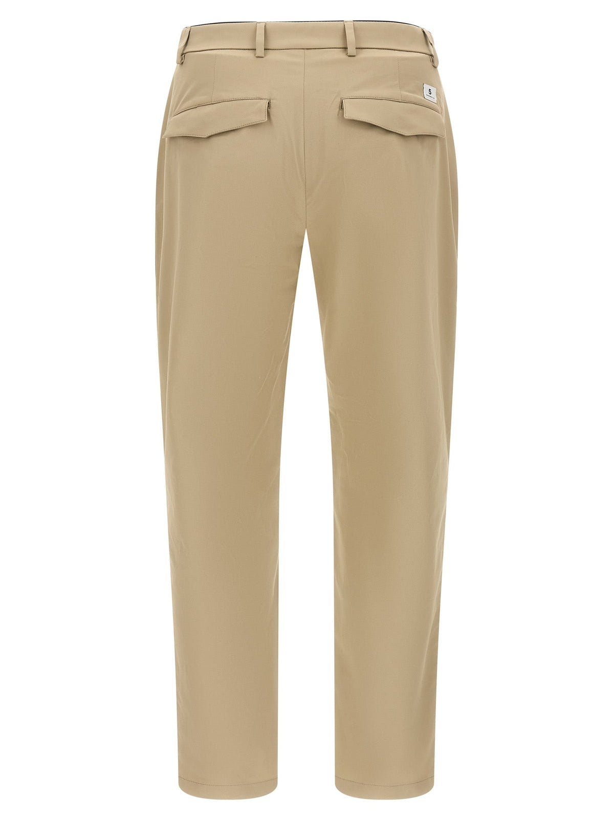 Department 5 Beige Cotton Cropped Pants