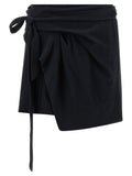 Isabel Marant Black Cotton Long Skirt