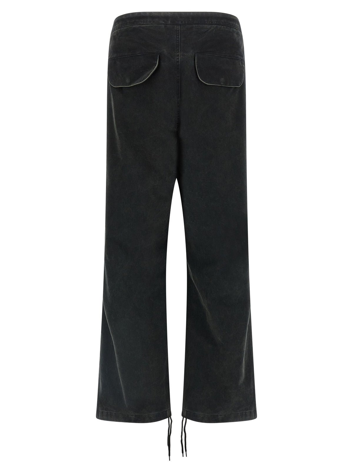 Entire Studios Black Cotton Cargo Pants