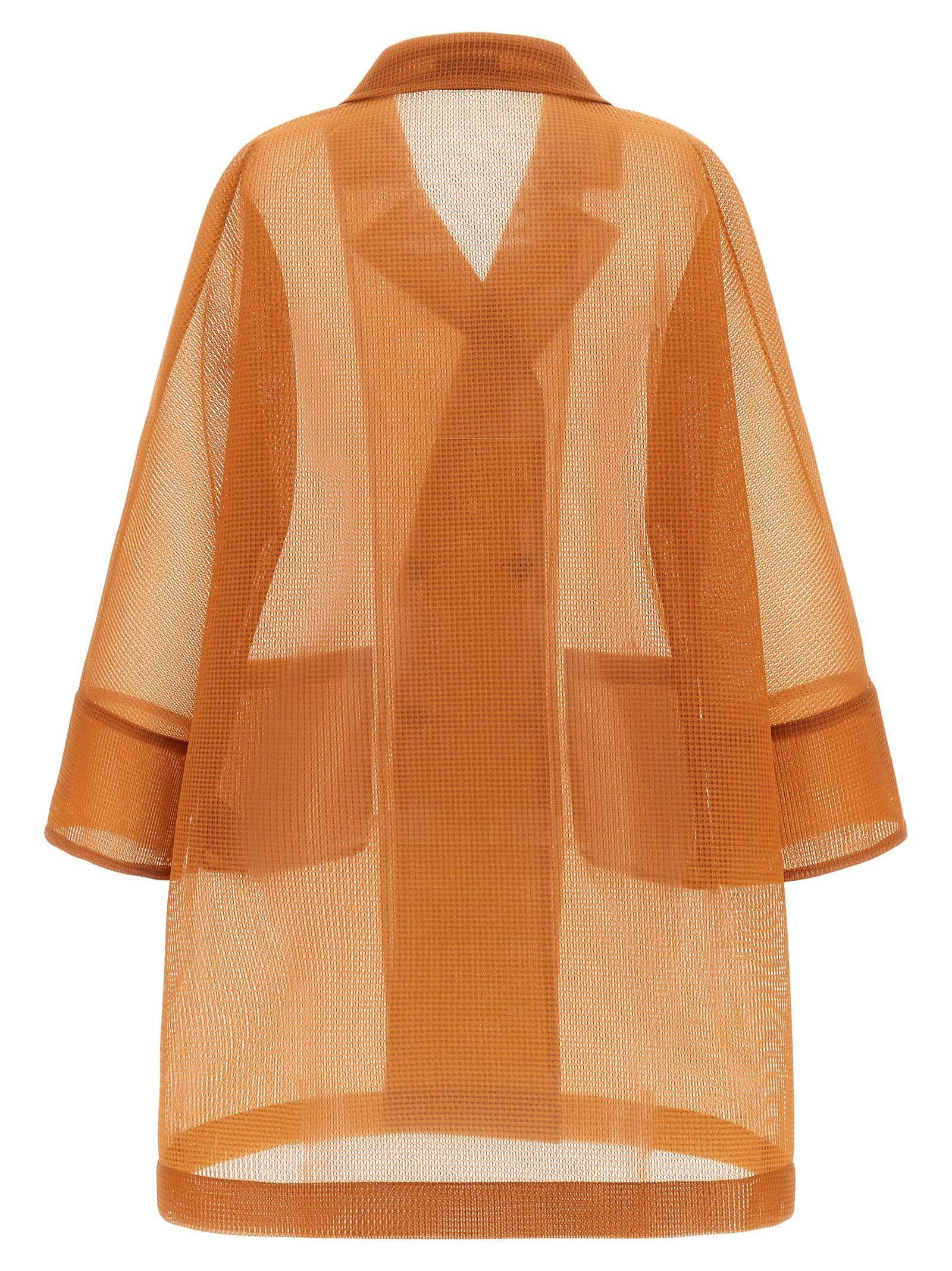 Herno Orange Polyester Coat