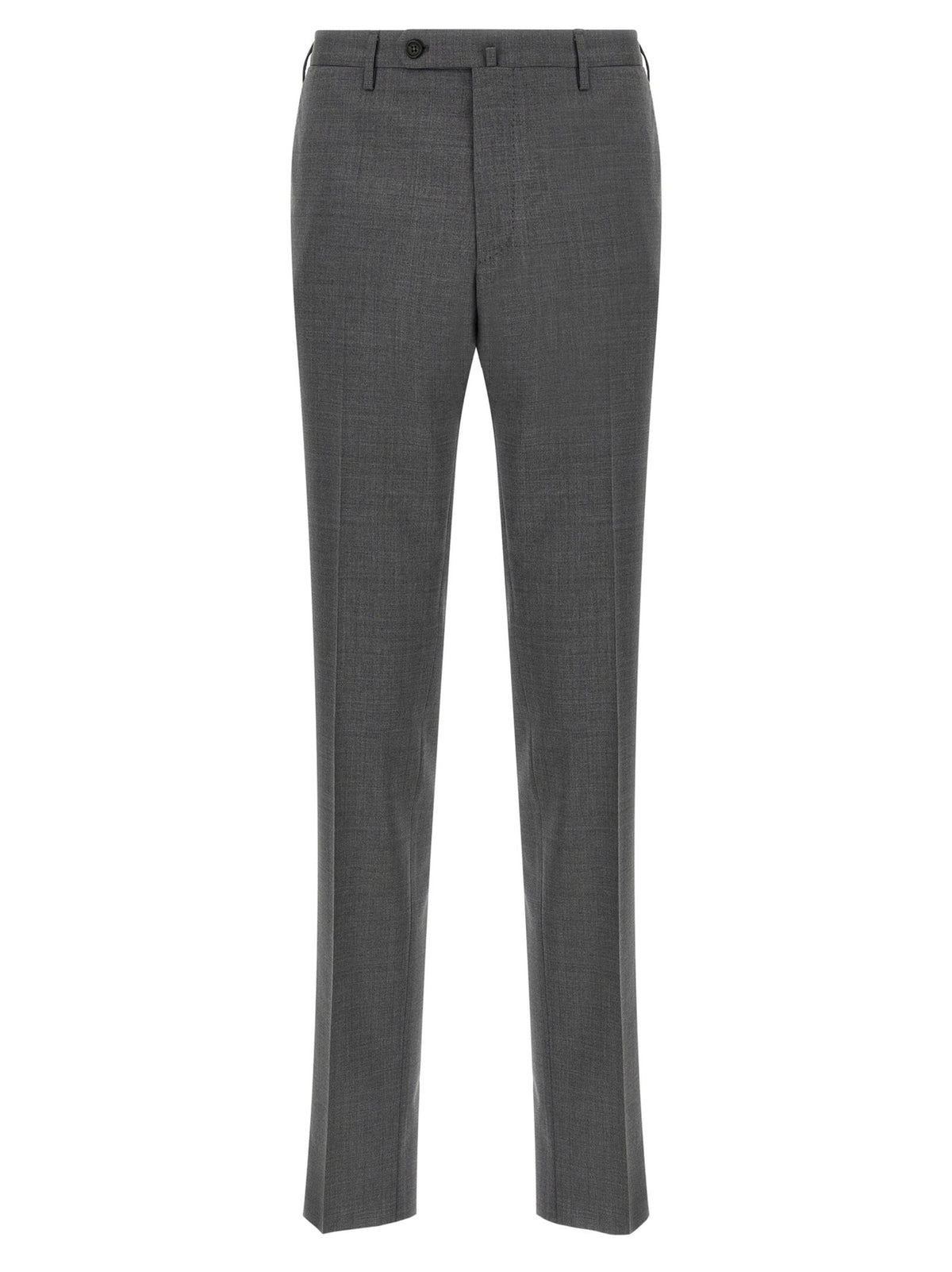 Incotex Gray Virgin Wool Dress Pants
