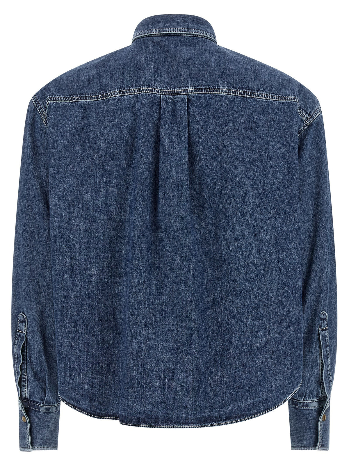 Brunello Cucinelli Blue Cotton Blouse