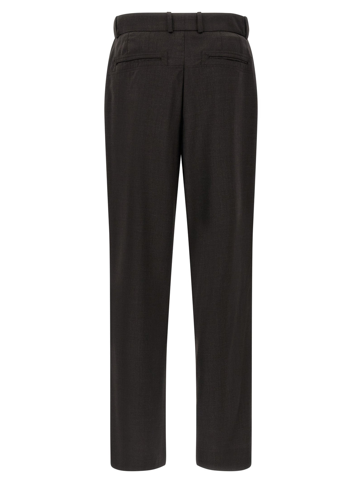 Kiko Kostadinov Brown Virgin Wool Casual Pants