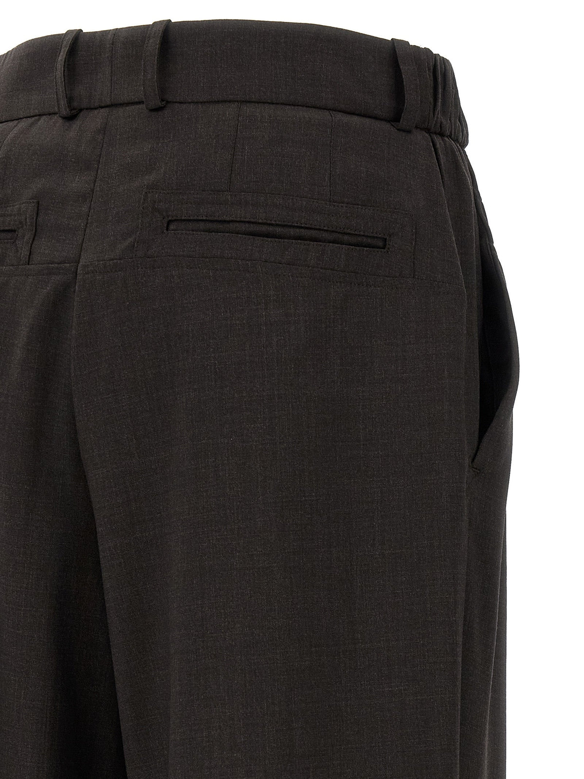 Kiko Kostadinov Brown Virgin Wool Casual Pants