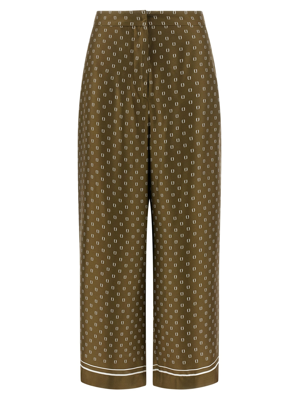 Max Mara Bicolor Silk Casual Pants