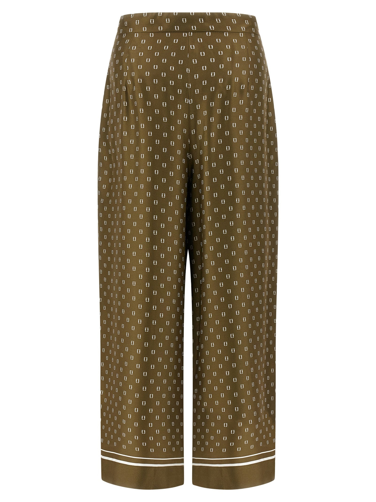 Max Mara Bicolor Silk Casual Pants
