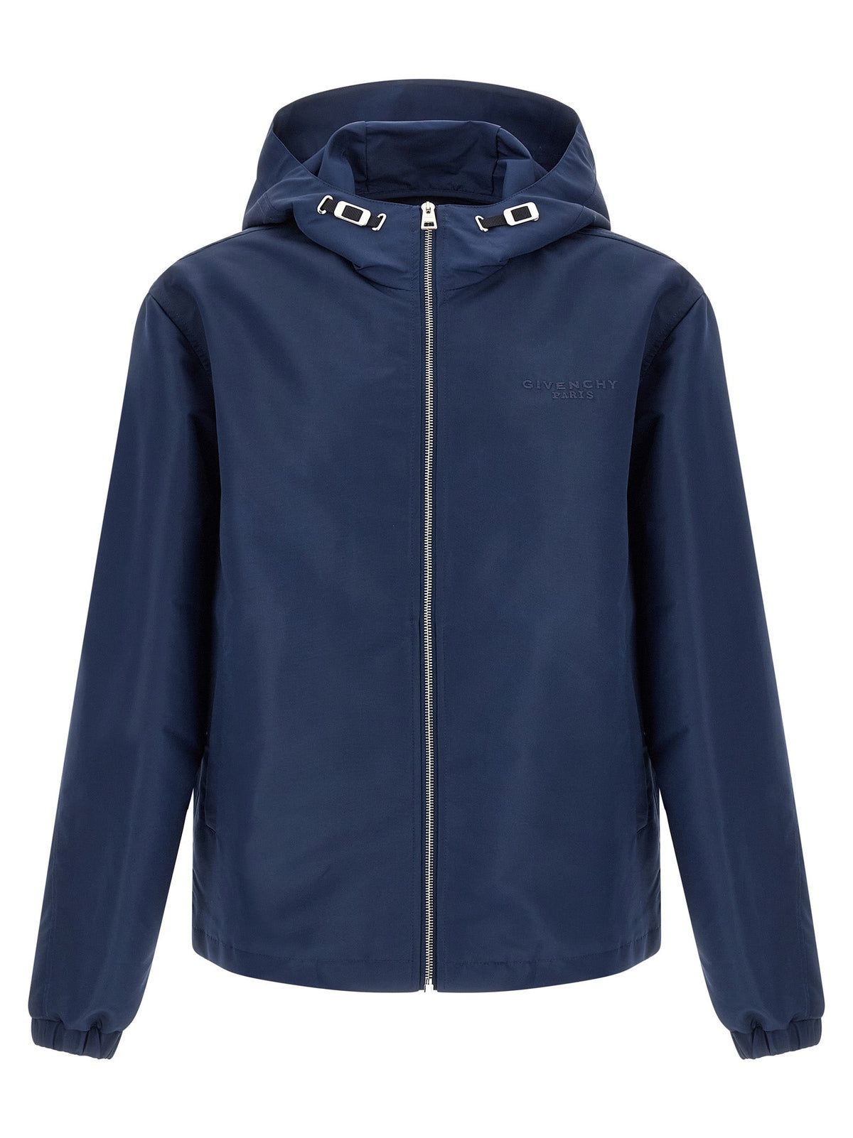 Givenchy Blue Polyester Shell Jacket