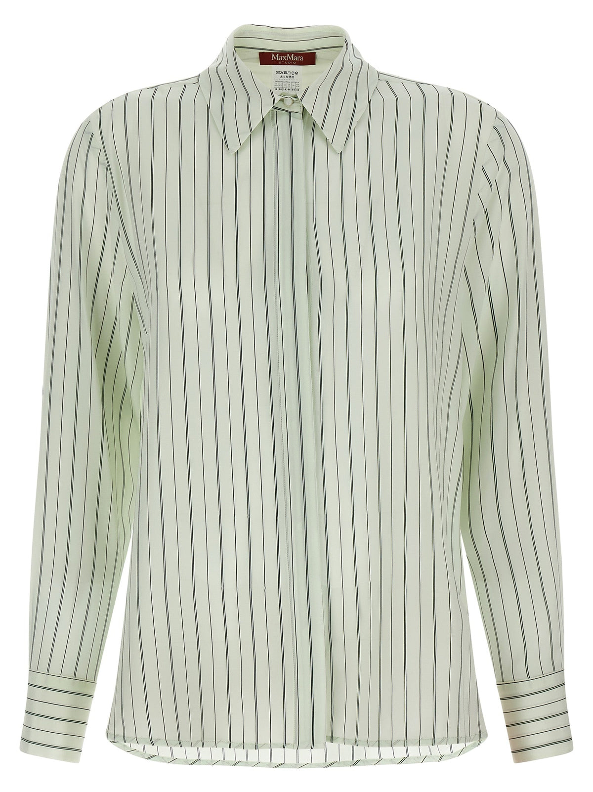Max Mara Bicolor Silk Blouse