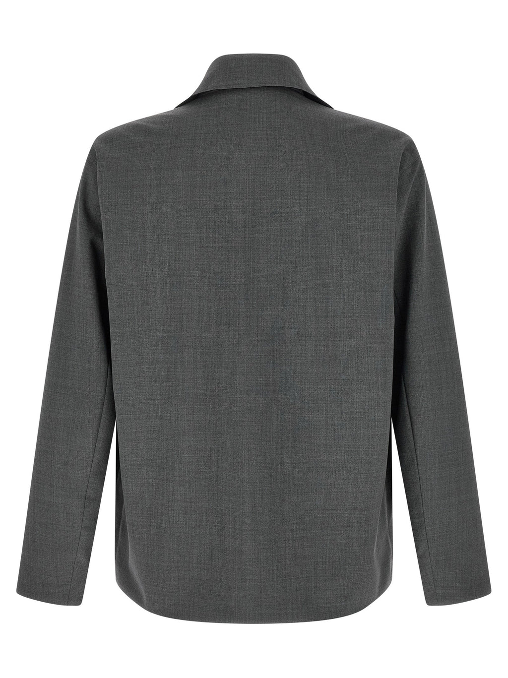Herno Gray Polyester Full-Length Jacket