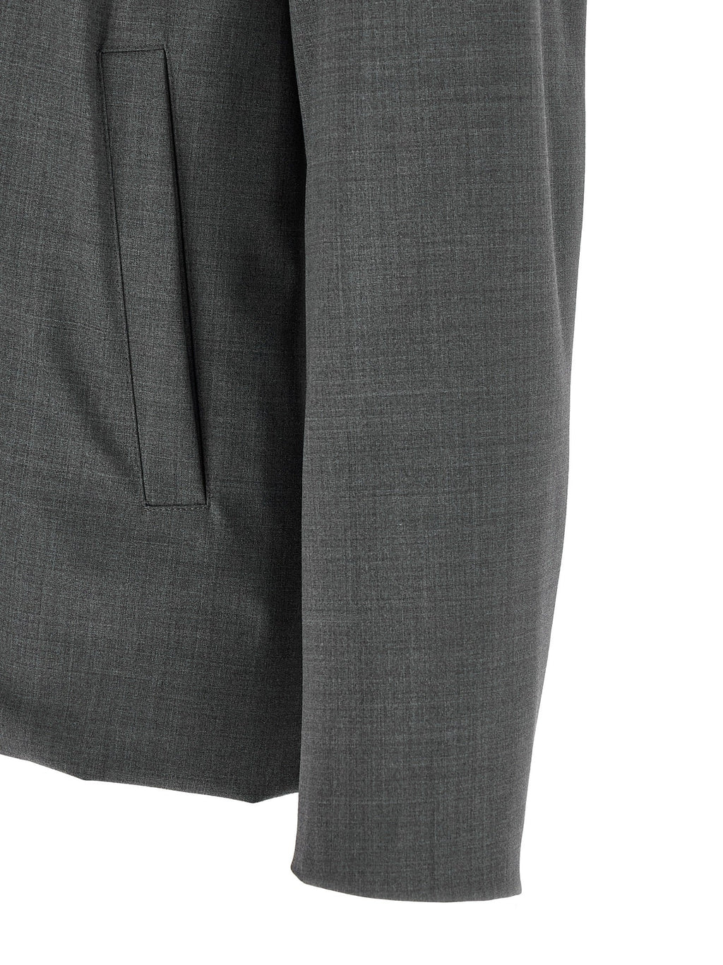 Herno Gray Polyester Full-Length Jacket