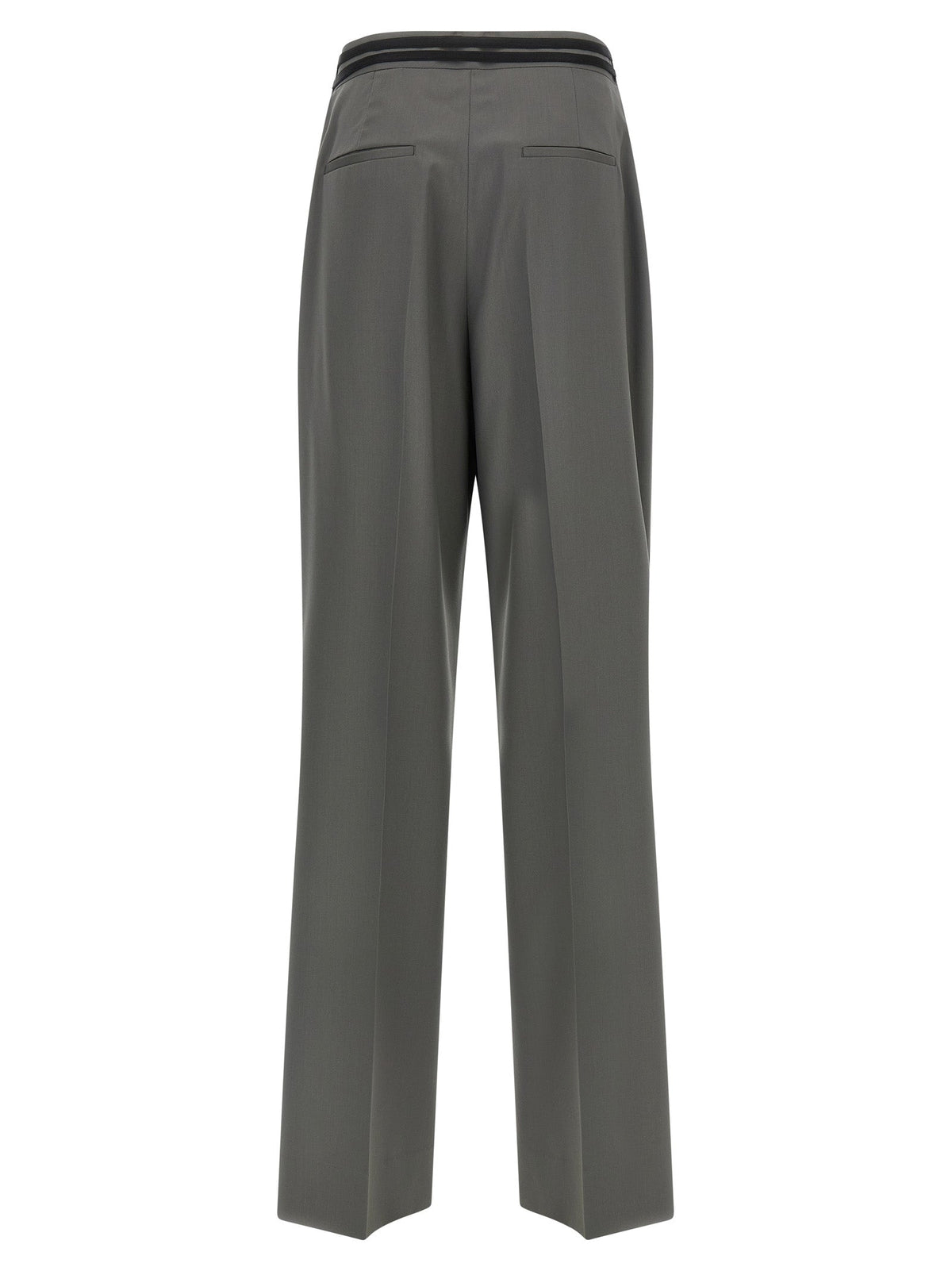 Armarium Gray Virgin Wool Dress Pants