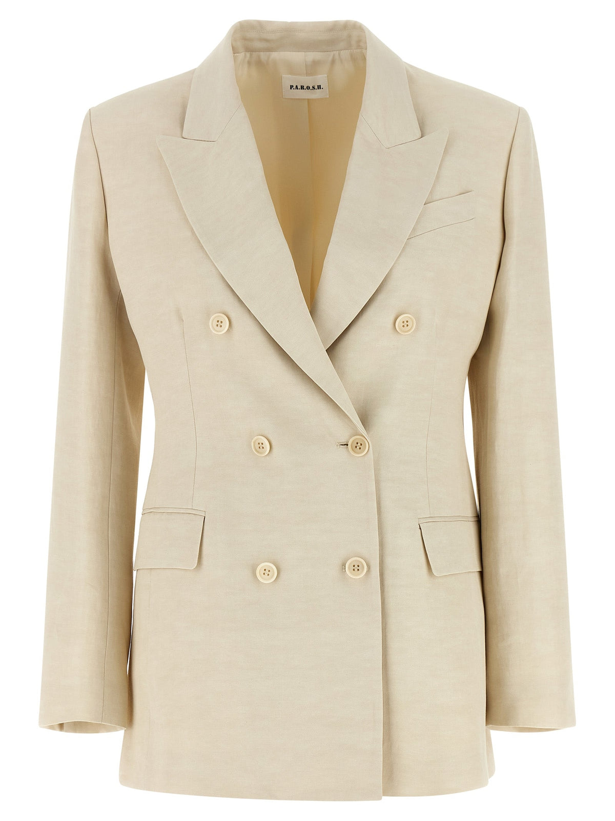 P.A.R.O.S.H. Beige Viscose Blazer