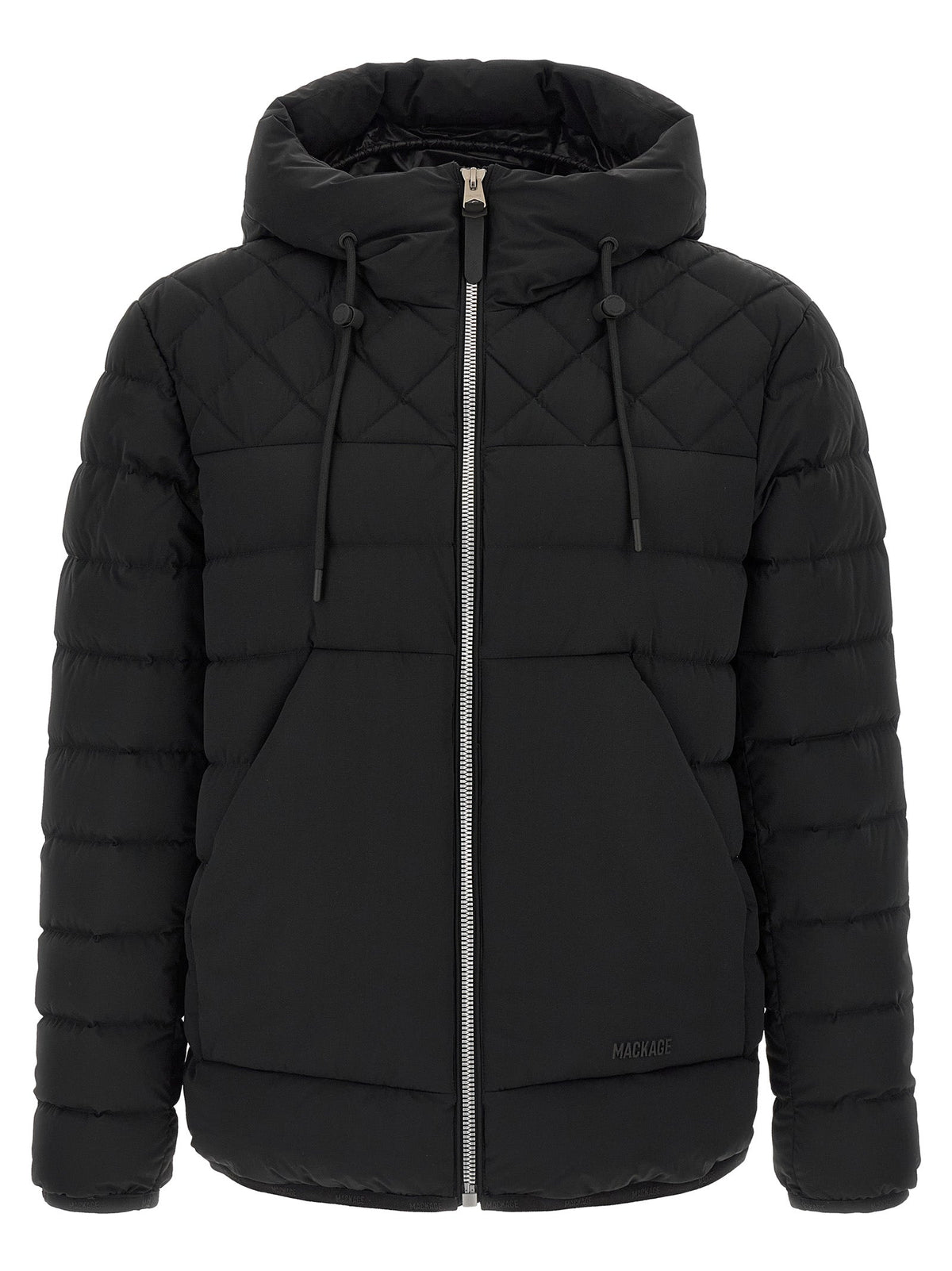 Mackage Black Nylon Full-Length Jacket